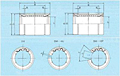 SM Type Linear Motion Bearing Dimension Diagram